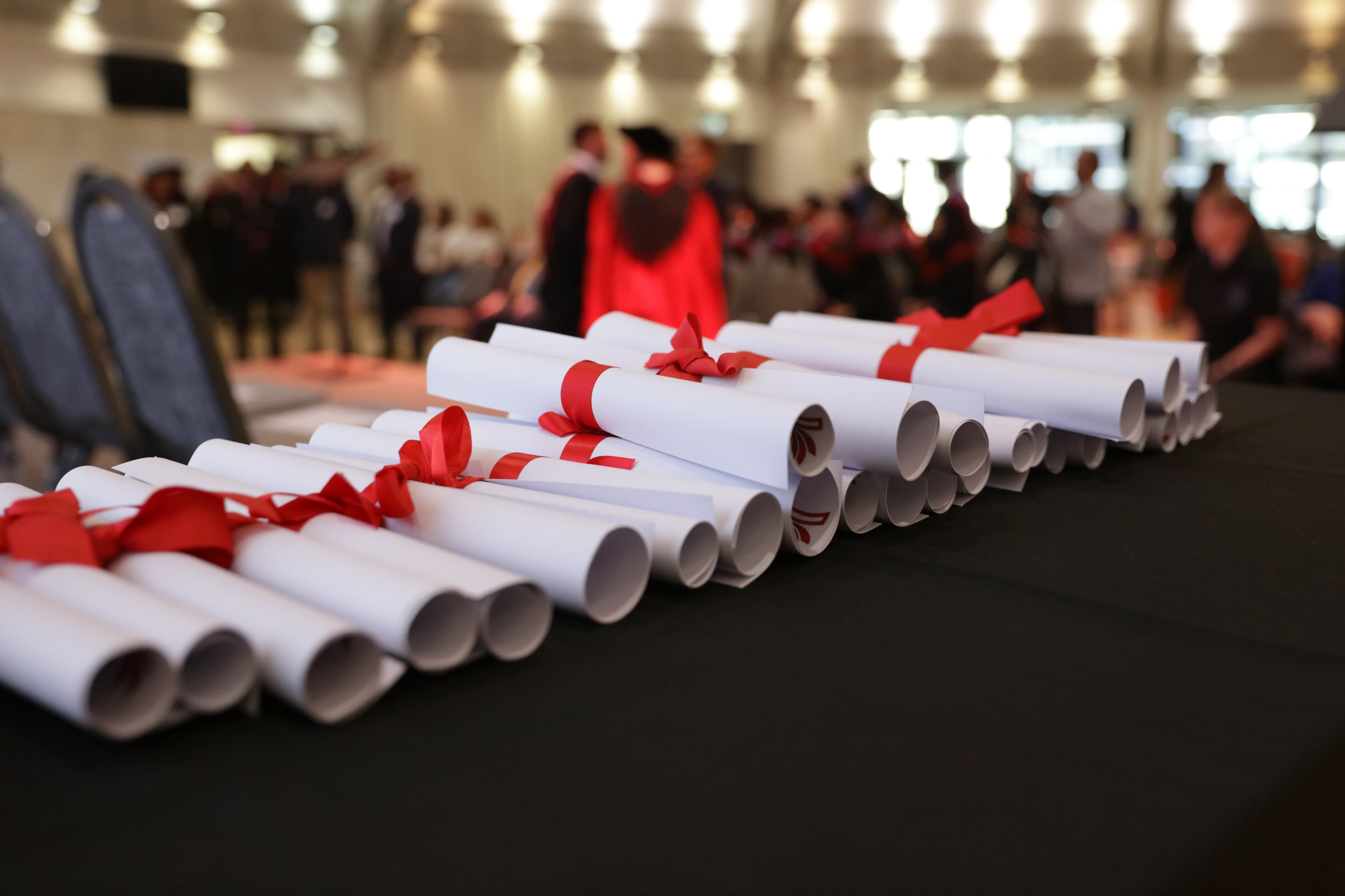 Graduates celebrating