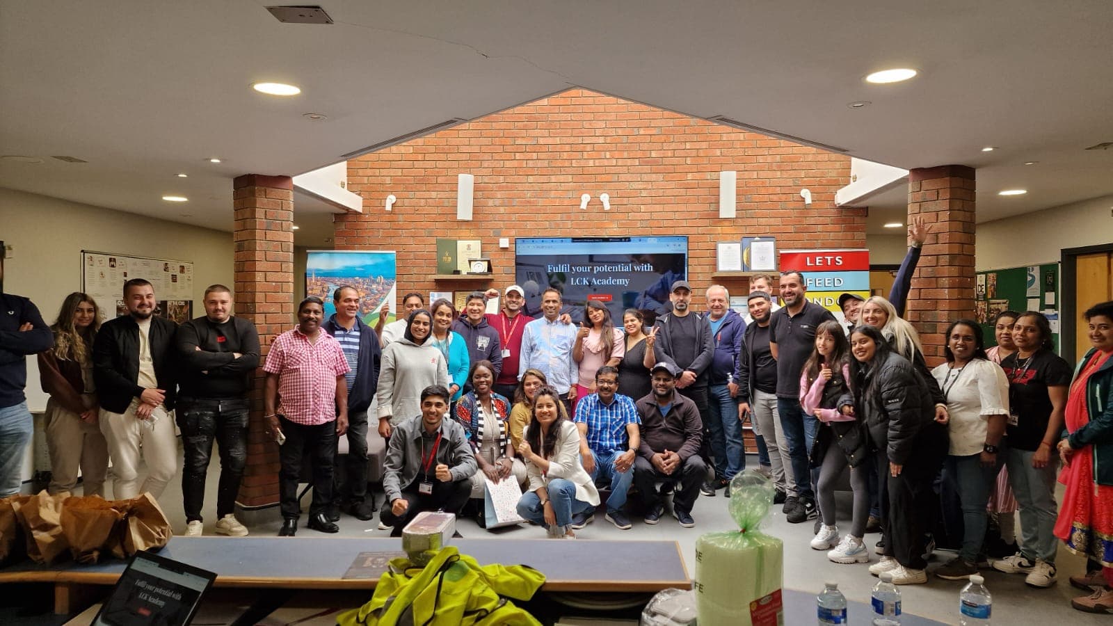 LCK Academy students in group photo