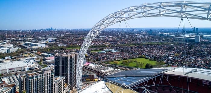 Wembley landmarks close to our campus
